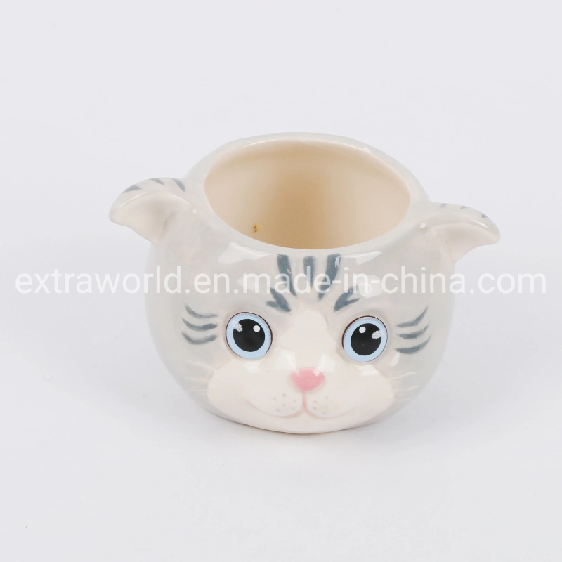 Adorable Cat Toothpick Holder Ceramic Daily Use Toothpick Cup Dinner Set Home Decoration