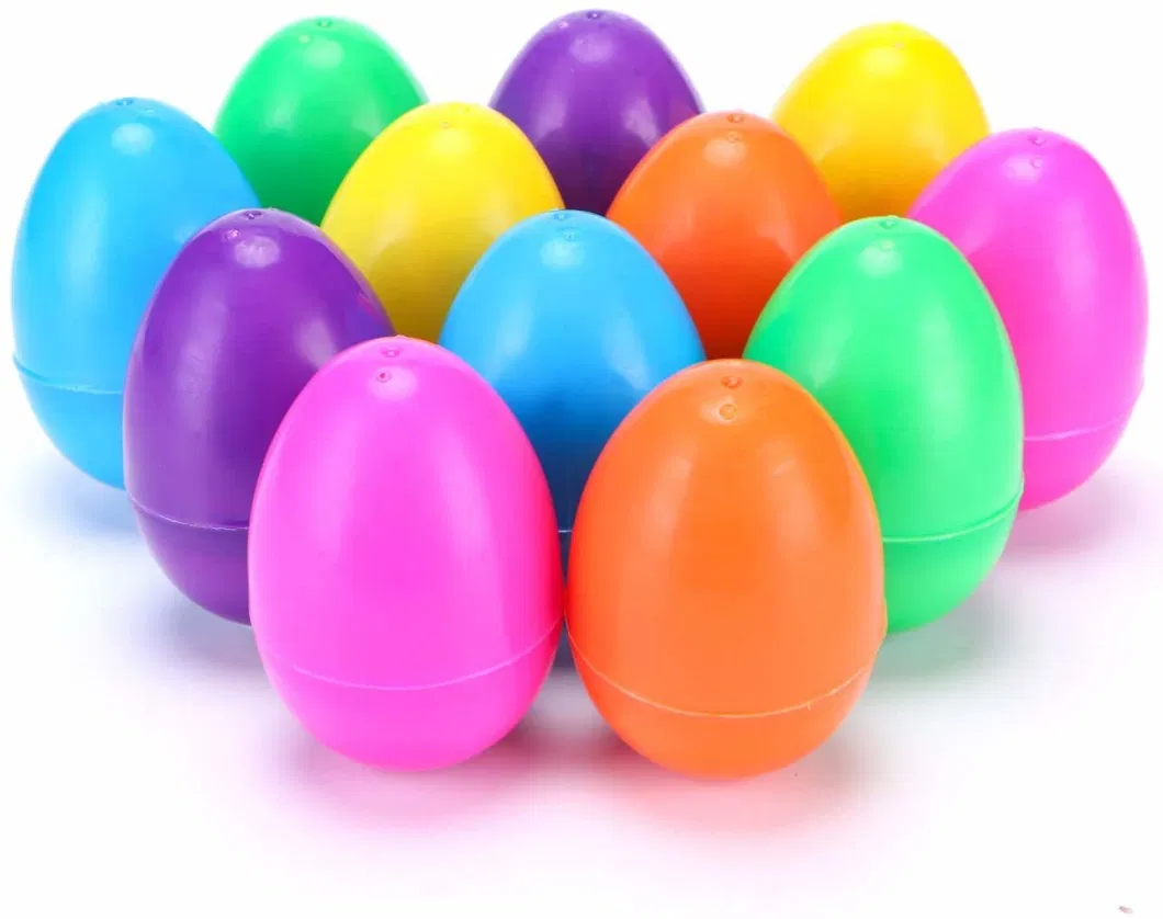 Prefilled Easter Eggs with Stuffed Animals, 3.15" Plastic Easter Eggs Filled with Toys, Perfect for Easter Eggs Hunt