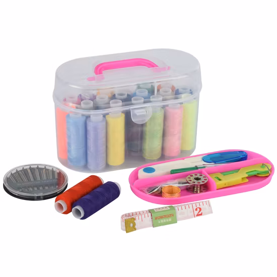 Mini boîte à couture, accessoires d'outils de couture, bricolage artisanal, Kits ménagers, organisateur