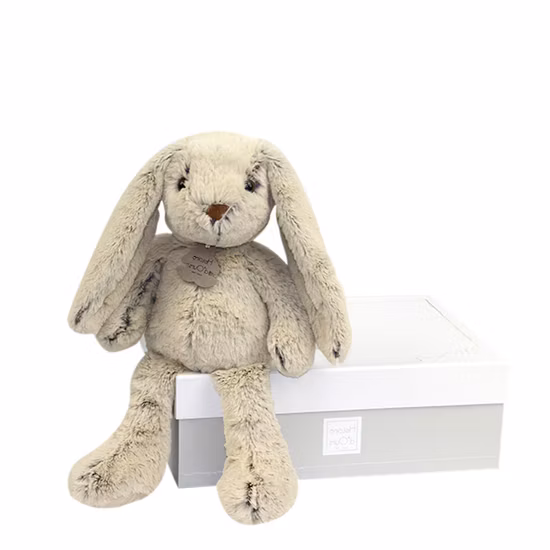 Usine en gros 20 cm belle peluche rose doux lapin de Pâques peluche