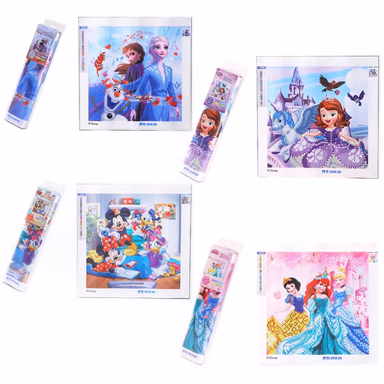 Kits de peinture au diamant avec ou sans cadre
